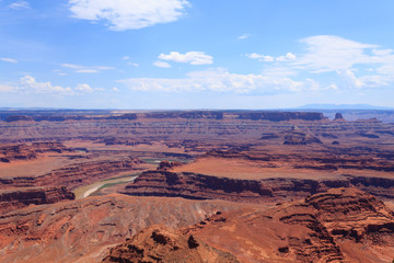 Fototapeta na wymiar Utah panorama. Colorado river canyon.