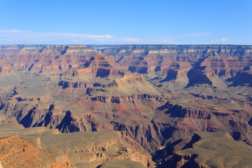Fototapeta na wymiar Landscape from Grand Canyon south rim, USA