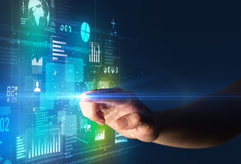 Finger touching interface