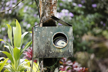 Electric meter, Costa Rica, Central America