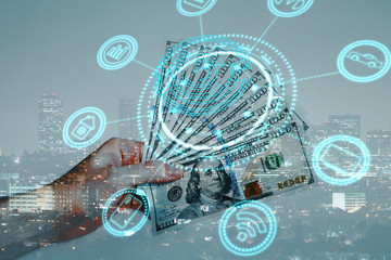 Digital banking concept