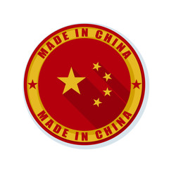 Made in China sign illustration