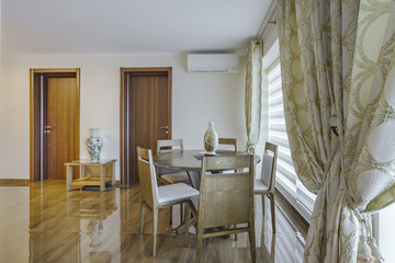 Interior of a living room in a villa