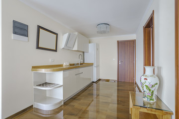 Interior of a kitchen in a villa