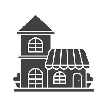 Restaurant, cafe glyph icon