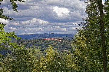 town on the hill Dilsberg