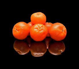 Bunch of mandarins