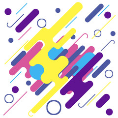 Abstract geometric background. Multicolored template.