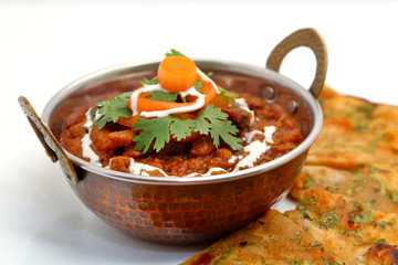 Rajma curry or rajma masala. Indian food curry.