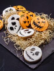 Halloween gingerbread cookies