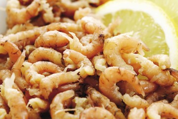 North Sea shrimps