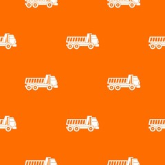Dumper truck pattern seamless