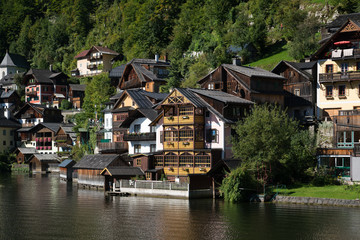 View of Hallstatt from Hallstatt Lake