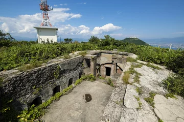 Foto op Plexiglas Vestingwerk Overblijfselen van het fort van Mount Hakodate