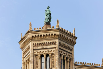 Government of Upper Bavaria on Maximilianstrasse, Munich, Bavaria, Germany, Europe