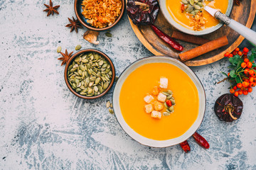 Homemade Autumn Butternut Squash Soup