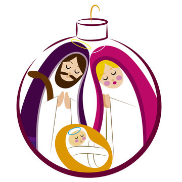 recommend clip art: Baby Jesus in a manger vector 12