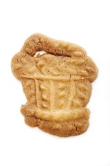 Speculaas biscuit, Dutch cookie in the shape of a basket