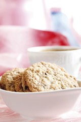 Cookies and a cup of coffee