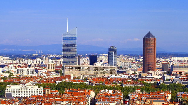 centre de la part dieu Lyon dans le rh&ocirc;ne alpes