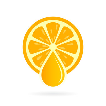 Fresh Natural Orange Juice Icon