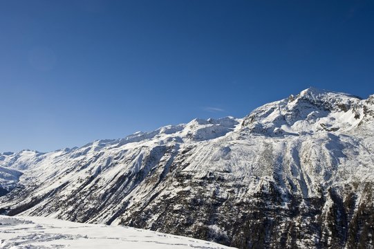 Oetztal Alps from Mt Nederkogel to Mt Ramolkogel, seen from Mt Hochgurgl, Oetztal Valley, Tyrol, Austria, Europe