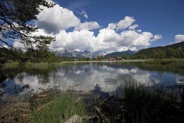 Wildsee Lake near Seefeld, Tyrol, Austria, Europe