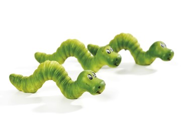 Worm figurines