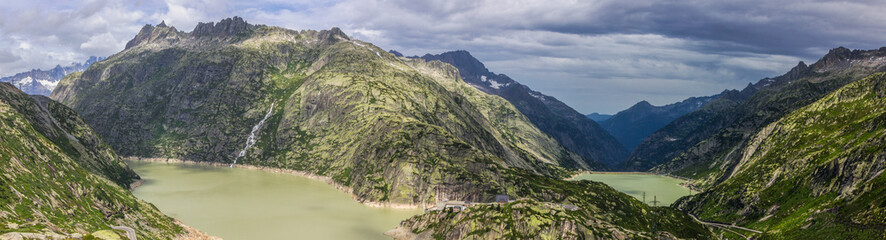 Grimsel pass in Switzerland in Alps