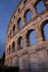Obraz premium Amphitheatre in Pula, Istria, Croatia, Europe