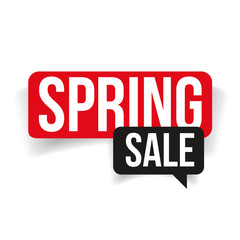 Spring Sale speech bubble