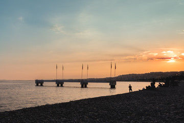 Sunset Nice, France