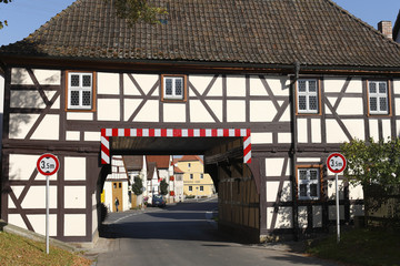 Trappstadt, Rhoen-Grabfeld, Franconia, Bavaria, Germany, Europe