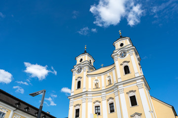 Fototapeta premium The Collegiate Church of St Michael in Mondsee