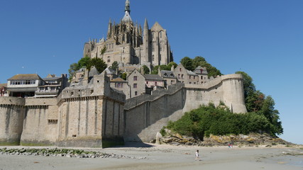 Obraz premium Mont Saint Michel abbazia di S.Michele Arcangelo