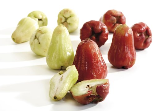 Red and green Java Apples
