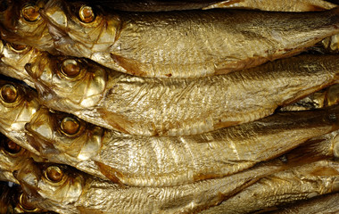 Cured sprats (clupea sprattus)