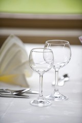 Decorated table in a hotel