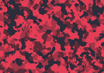 Seamless fashion tan elite red urban horizontal camouflage pattern vector