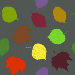  pattern , seamless , autumn , leaves , background , leaf , vector , illustration , fall , design , floral , wallpaper , nature , abstract , decoration , texture , foliage , textile , season , decorat