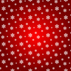 seamless snowflakes pattern and background vector illustration