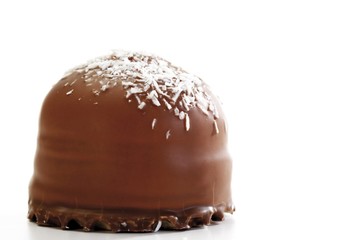 Chocolate-coated marshmallow (