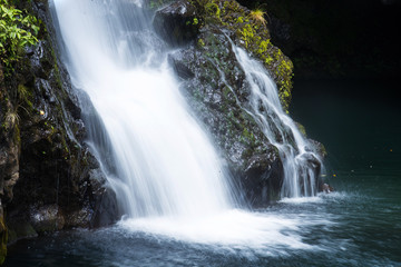 Waterfall on the road to Hana in Maui, Hawaii