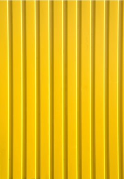 Yellow tin panel