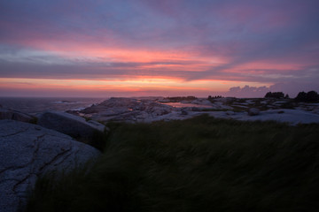 Sunset on Dover Island