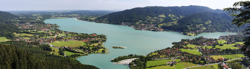 Fototapeta premium Tegernsee lake, Bad Wiessee, Rottach-Egern, Upper Bavaria Germany