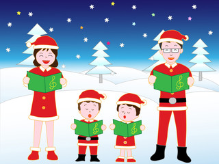家族でクリスマスコンサート。