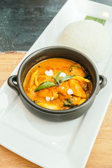 Panang curry chicken soup