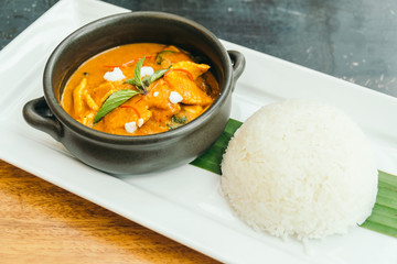 Panang curry chicken soup