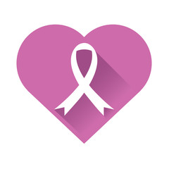 Pink Heart Ribbon Shade